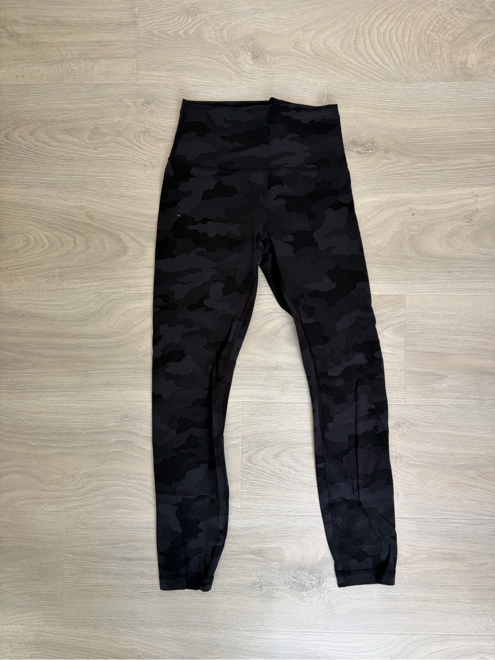 lululemon athletica Wonder Train Black Camo High-Rise Leggings